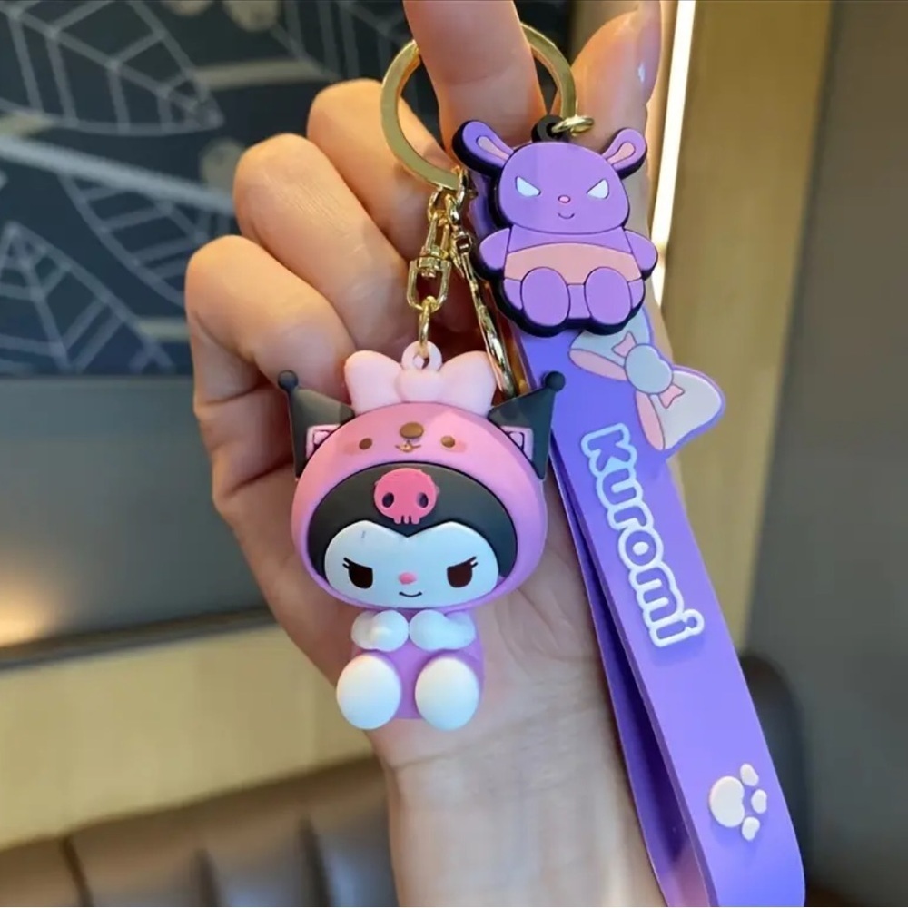 Kuromi Keychain - Picture 2 of 2